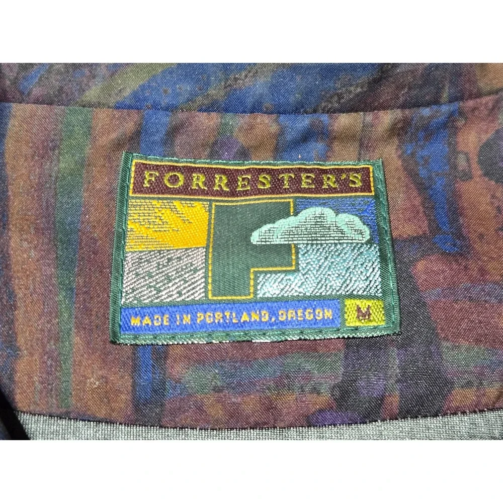 Vintage Forrester's Gore-Tex Abstract Print Ski‎ Jacket Women's M